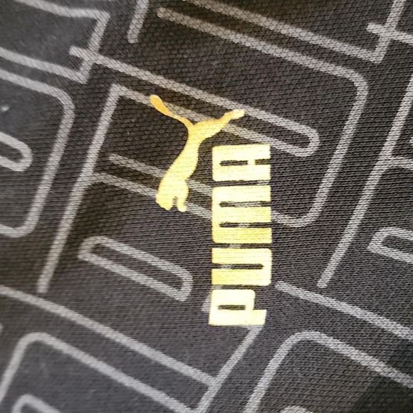 PUMA hoodie Black and Gold - One of a kind - Picture 3 of 4